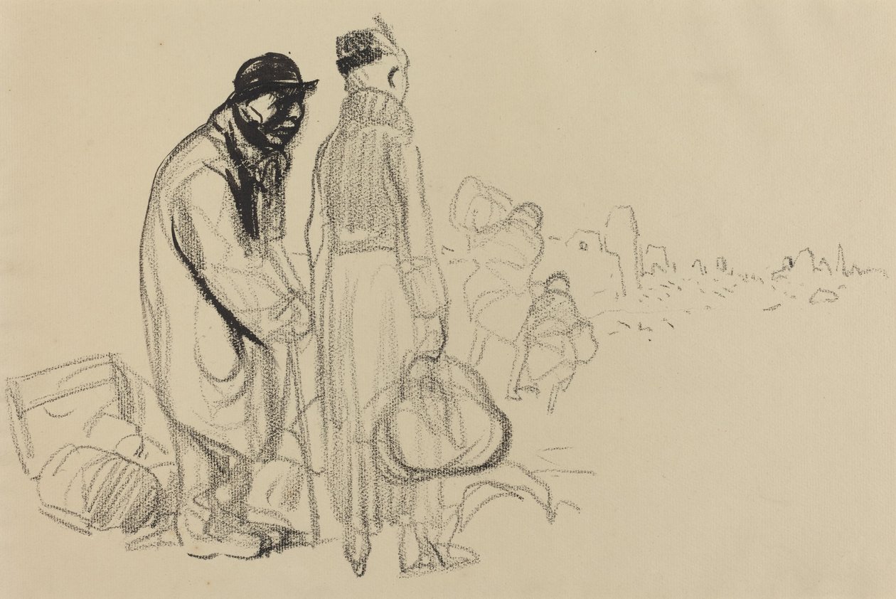 Die Rückkehr, ca. 1914-1919 von Jean Louis Forain