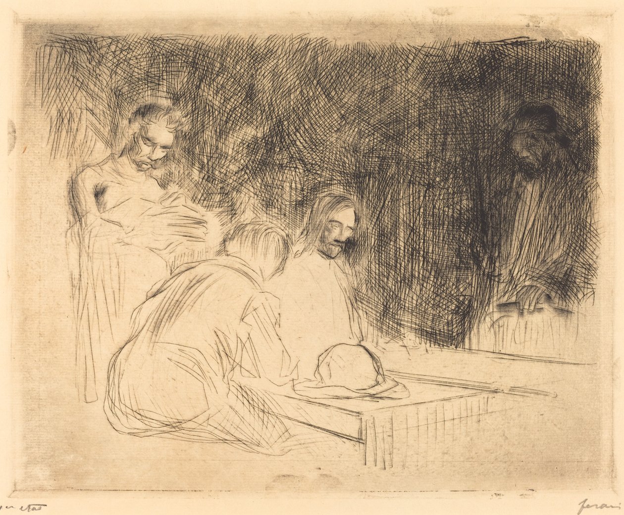 Das Abendmahl in Emmaus (dritte Platte) von Jean Louis Forain