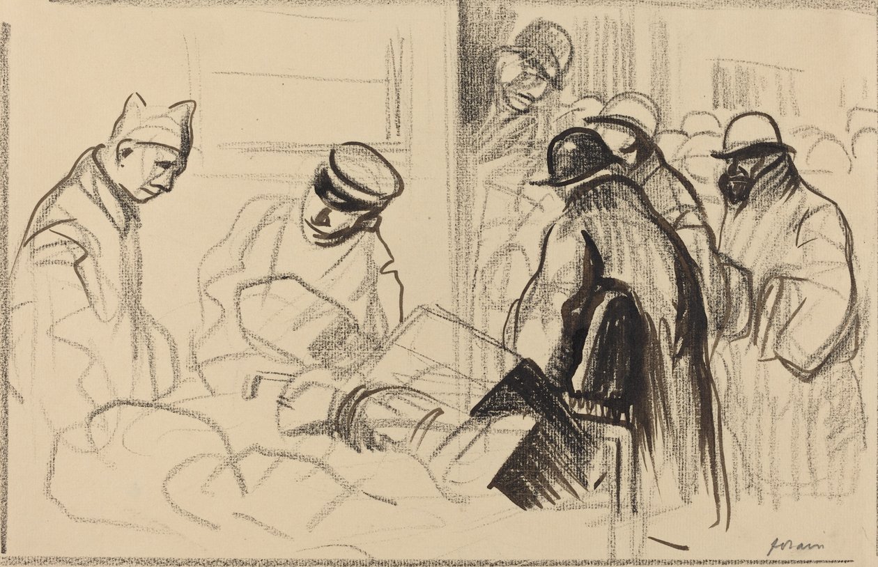 Der Zug nach Bern, ca. 1914-1919 von Jean Louis Forain