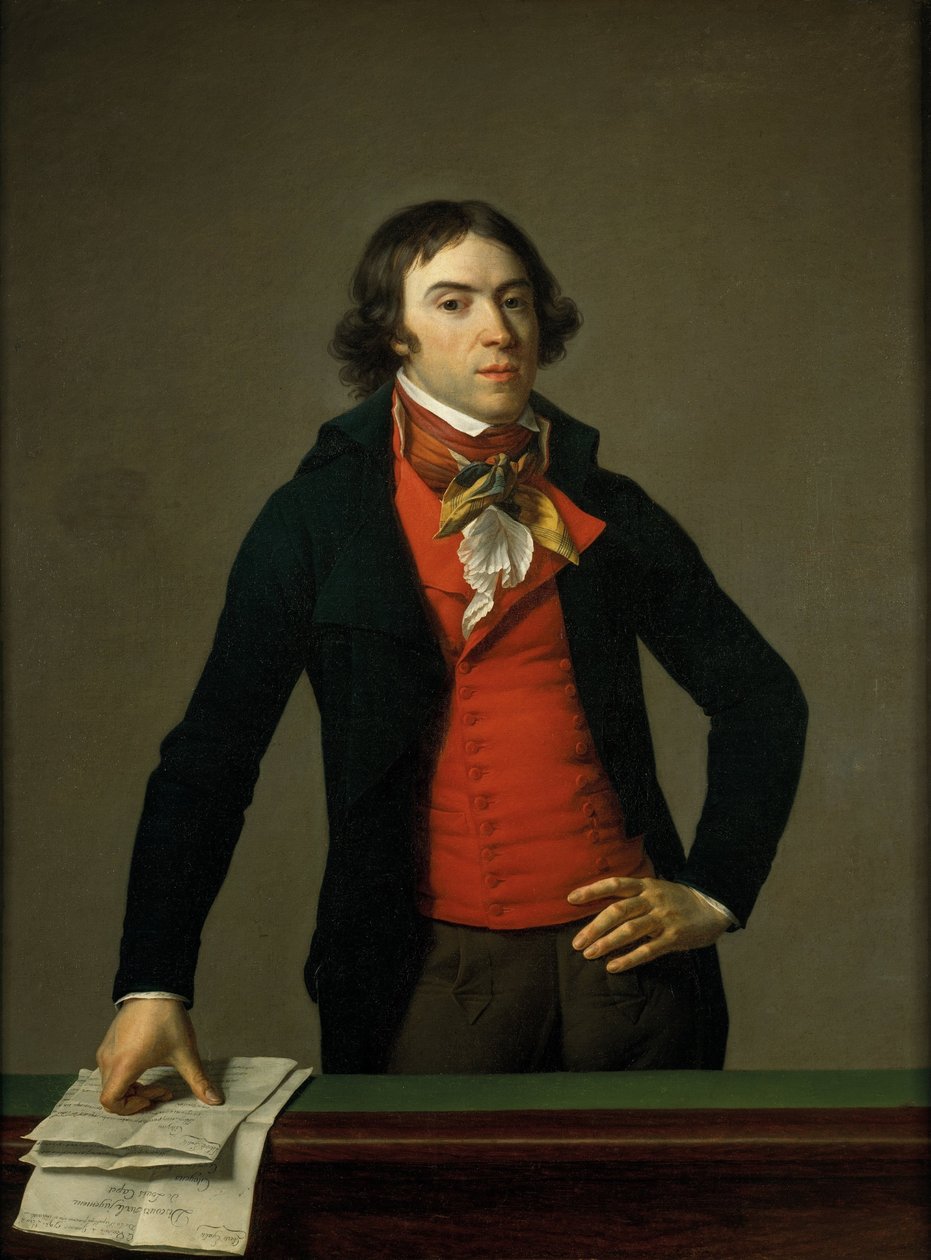 Porträt von Bertrand Barère de Vieuzac (1755-1841), französischer Revolutionspolitiker und englischer Spion von Jean Louis Laneuville