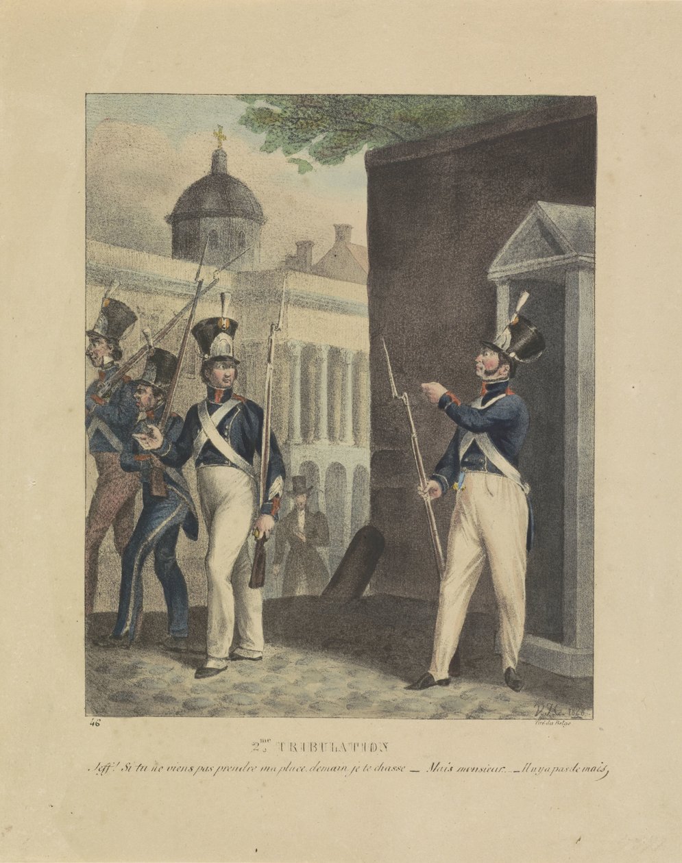 Zweite Prüfung, 1828 von Jean Louis Van Hemelryck