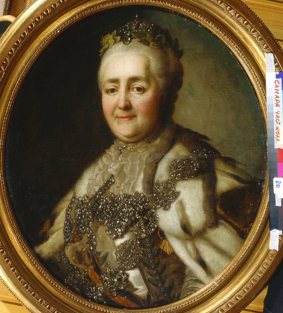 Porträt von Kaiserin Katharina II von Jean Louis Voille