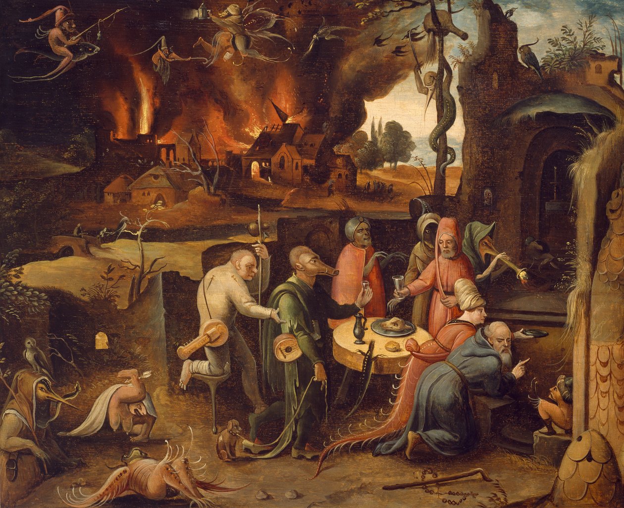 Versuchung des Heiligen Antonius, von Jan Mandyn von Jean Mandyn