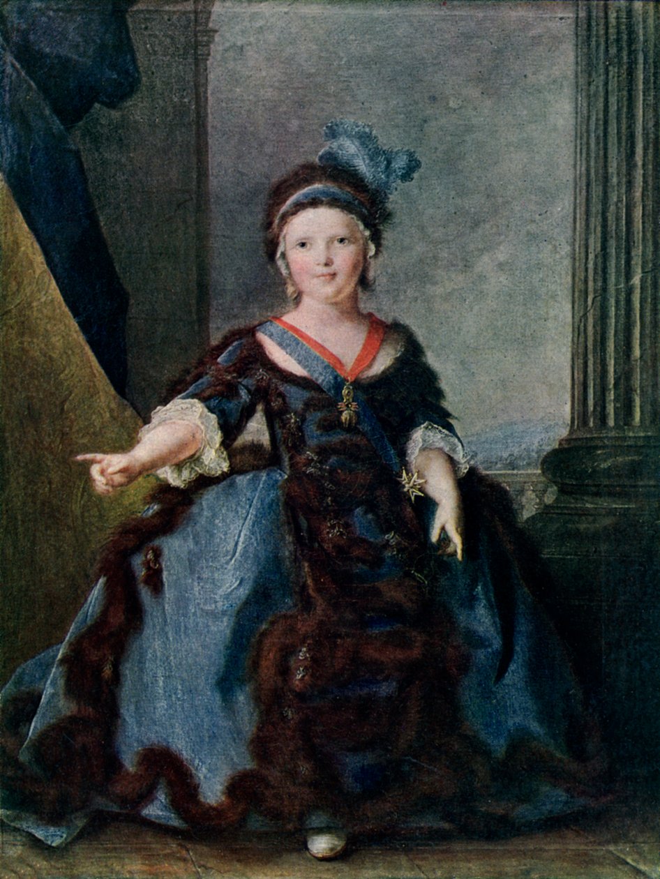 Louis von Frankreich, 1754, 1910 von Jean Marc Nattier