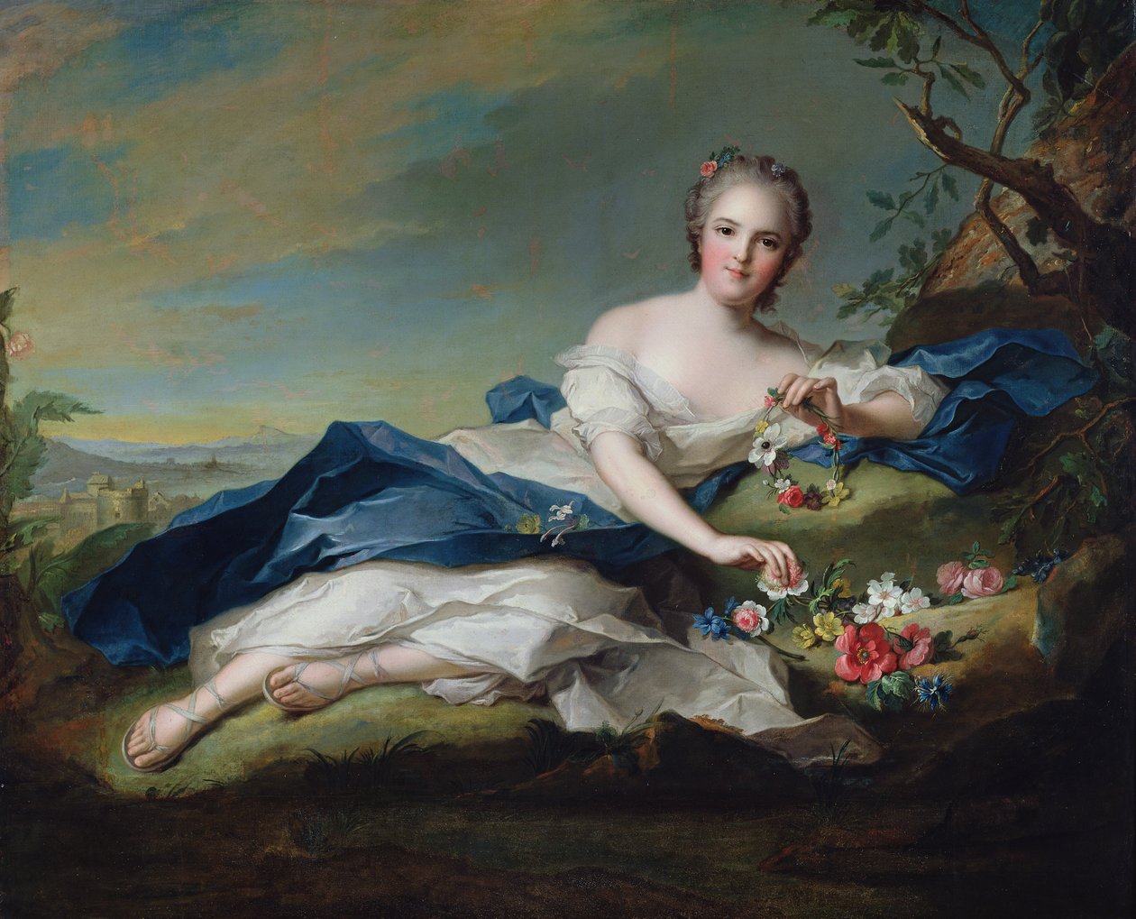 Porträt von Henriette de France, ca. 1742 von Jean Marc Nattier