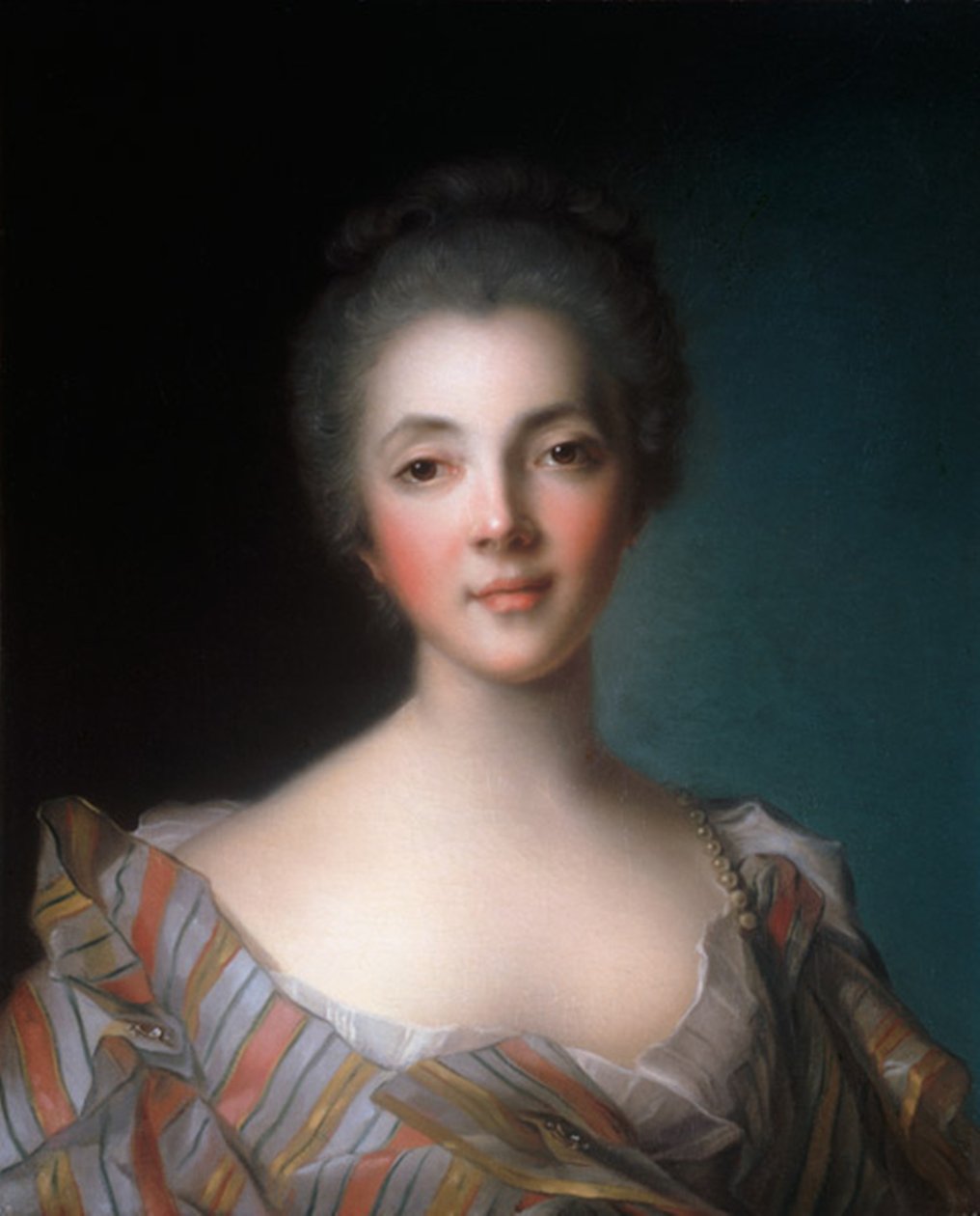 Porträt von Louise Marie Madeleine de Fontaine-Dupin (1706-1799) von Jean Marc Nattier