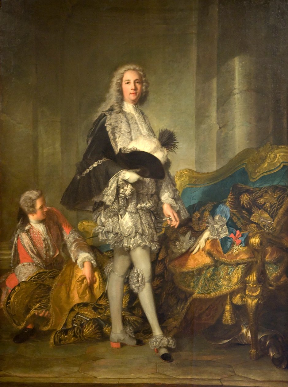 Porträt von Herzog Richelieu, Marschall von Frankreich (1696-1788) von Jean Marc Nattier