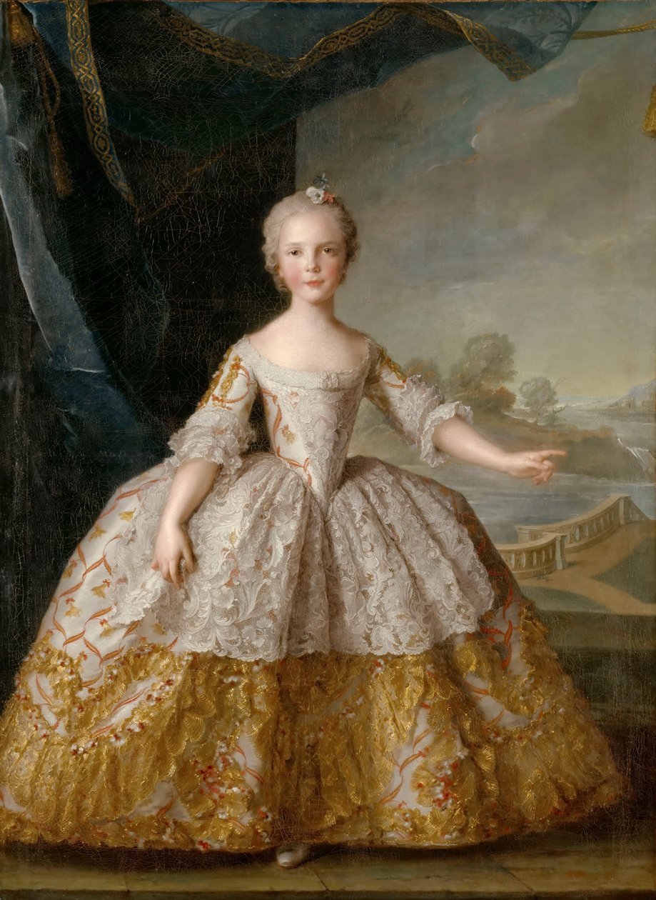 Prinzessin Isabella von Parma 1741-1763 als Kind von Jean Marc Nattier