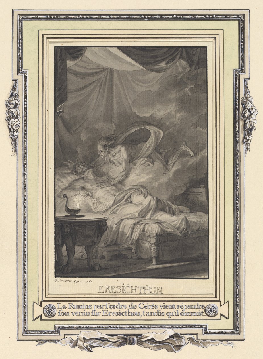 Die Hungersnot auf Befehl von Ceres von Jean Michel Moreau
