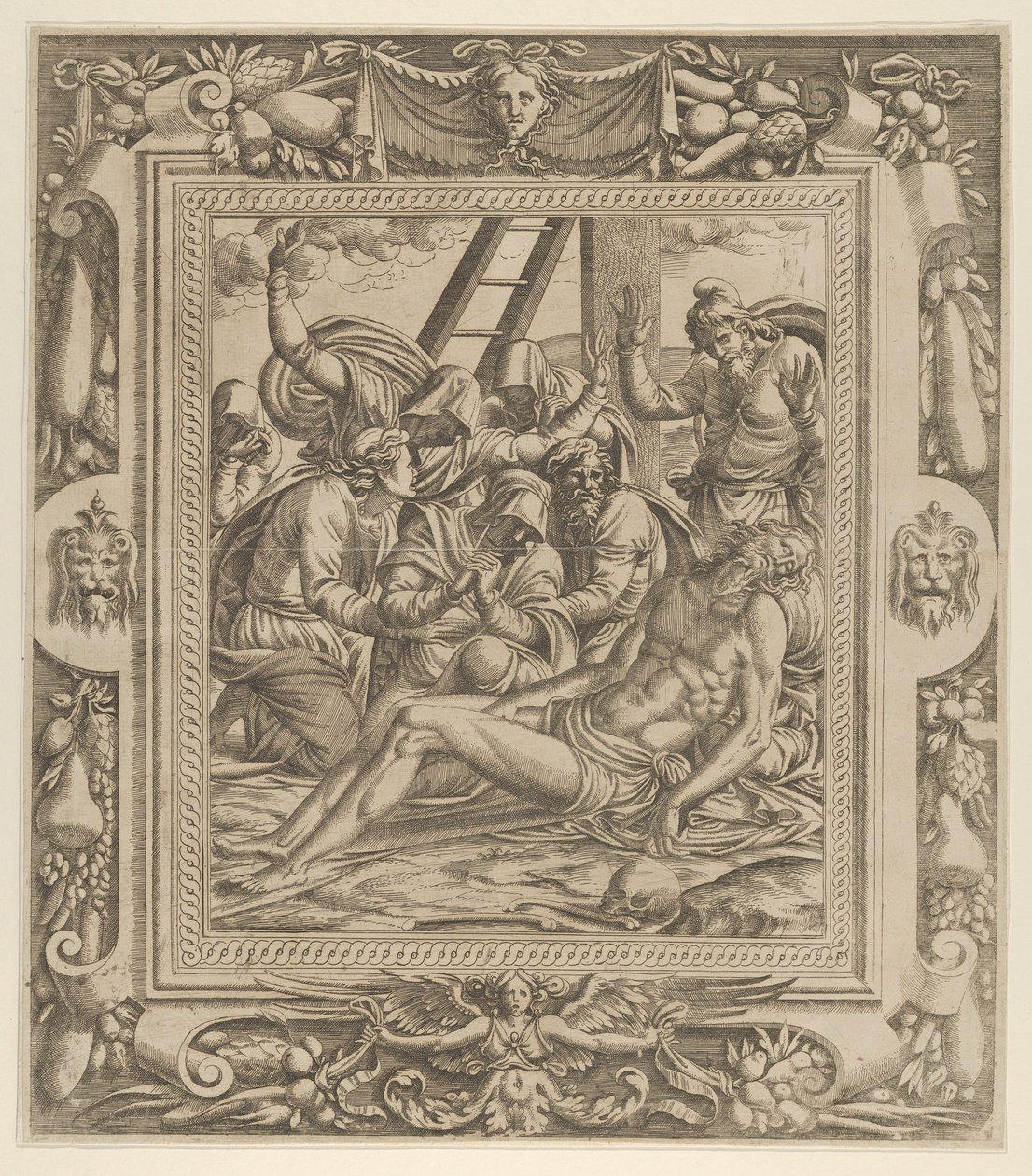 Die Klage über Christus, 1535-55 von Jean Mignon