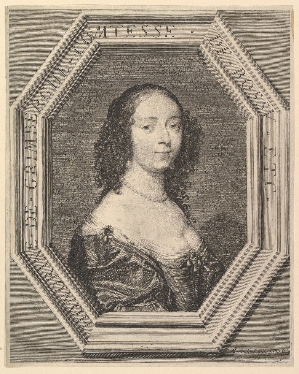 Honorine de Grimberghe, Gräfin du Bossu von Jean Morin
