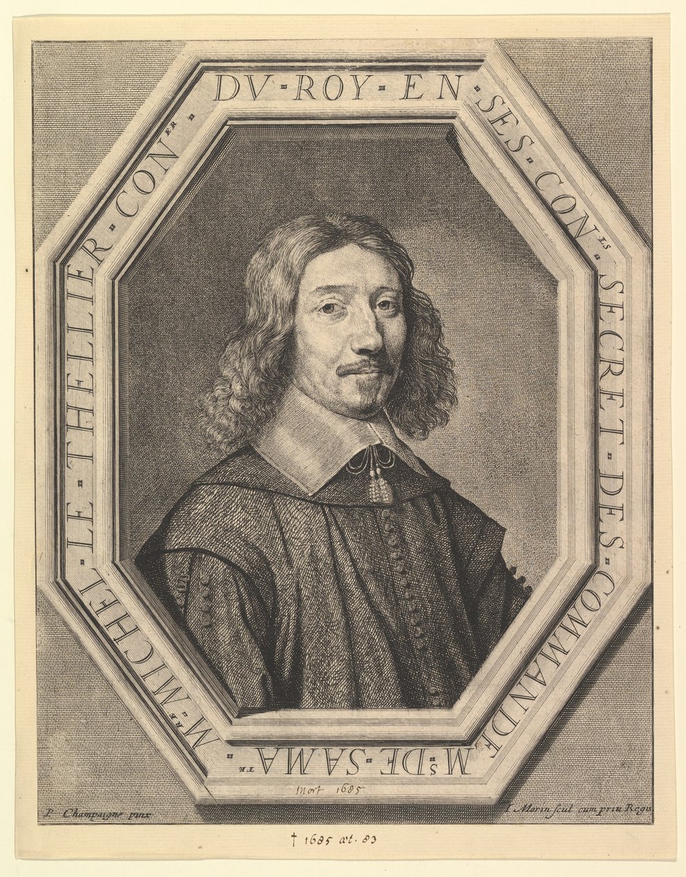 Michel Le Tellier, conseiller du roi, 1620-50 von Jean Morin