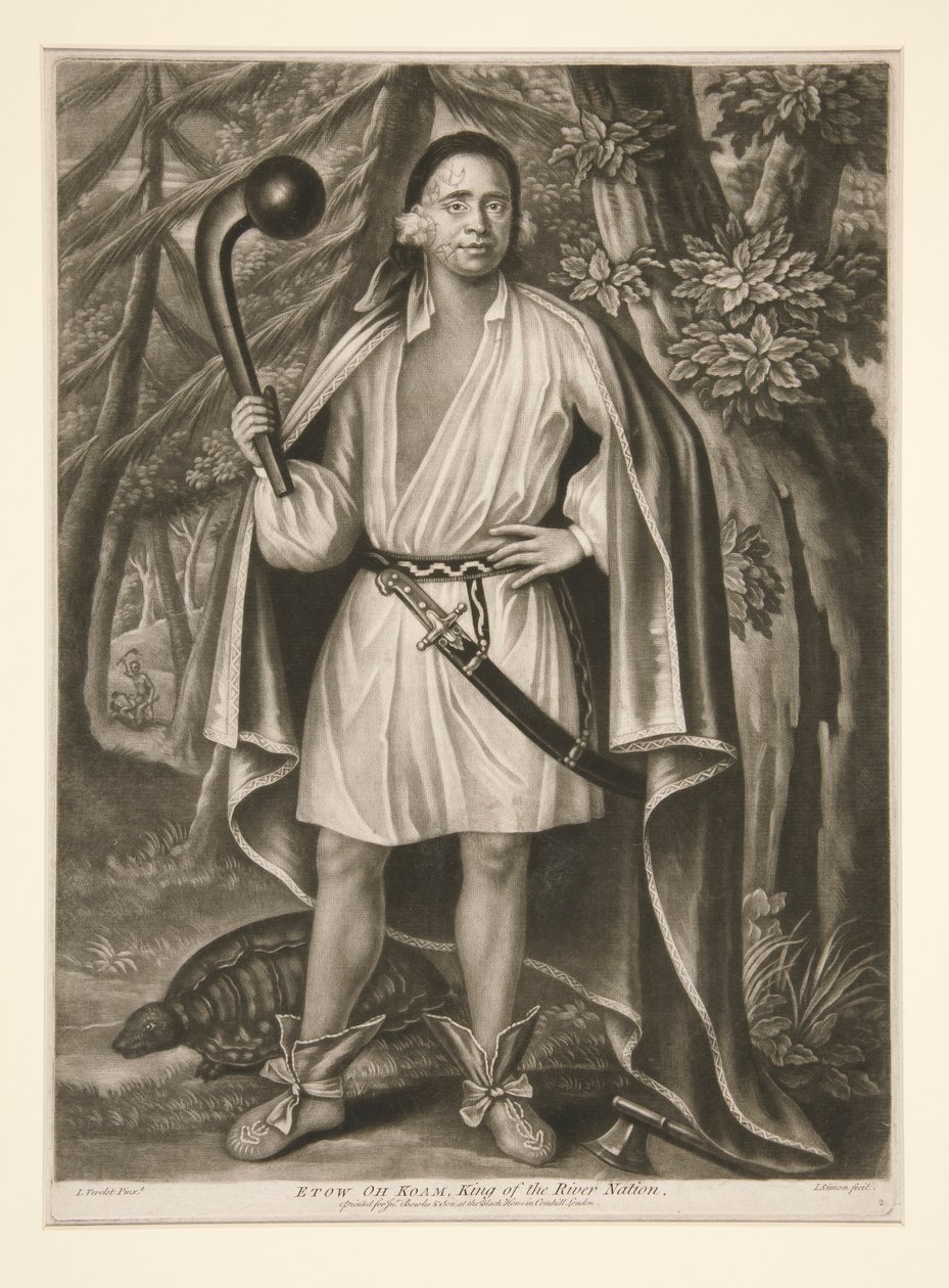 Etow Oh Koam, König der Flussnation von Jean Simon