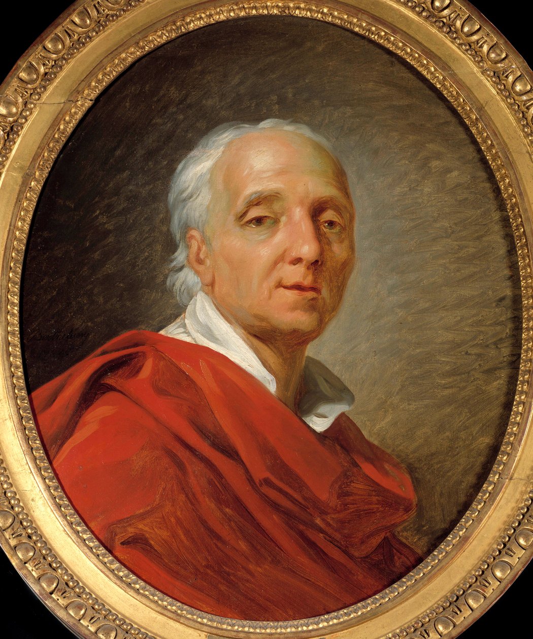 Porträt von Denis Diderot (1713-1784), Schriftsteller und Philosoph von Jean Simon Berthelemy