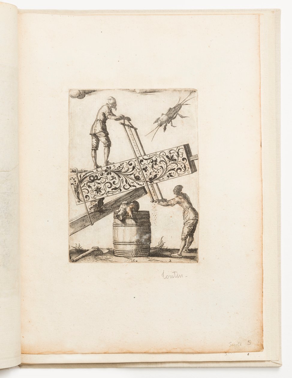 Tafel 2, aus Si quid melius videris (Eine Suite von Schwarzarbeit-Designs) von Jean Toutin