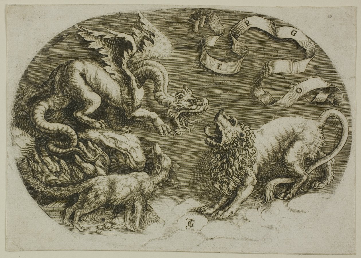 Löwe, Drache und Fuchs von Jean de Gourmont