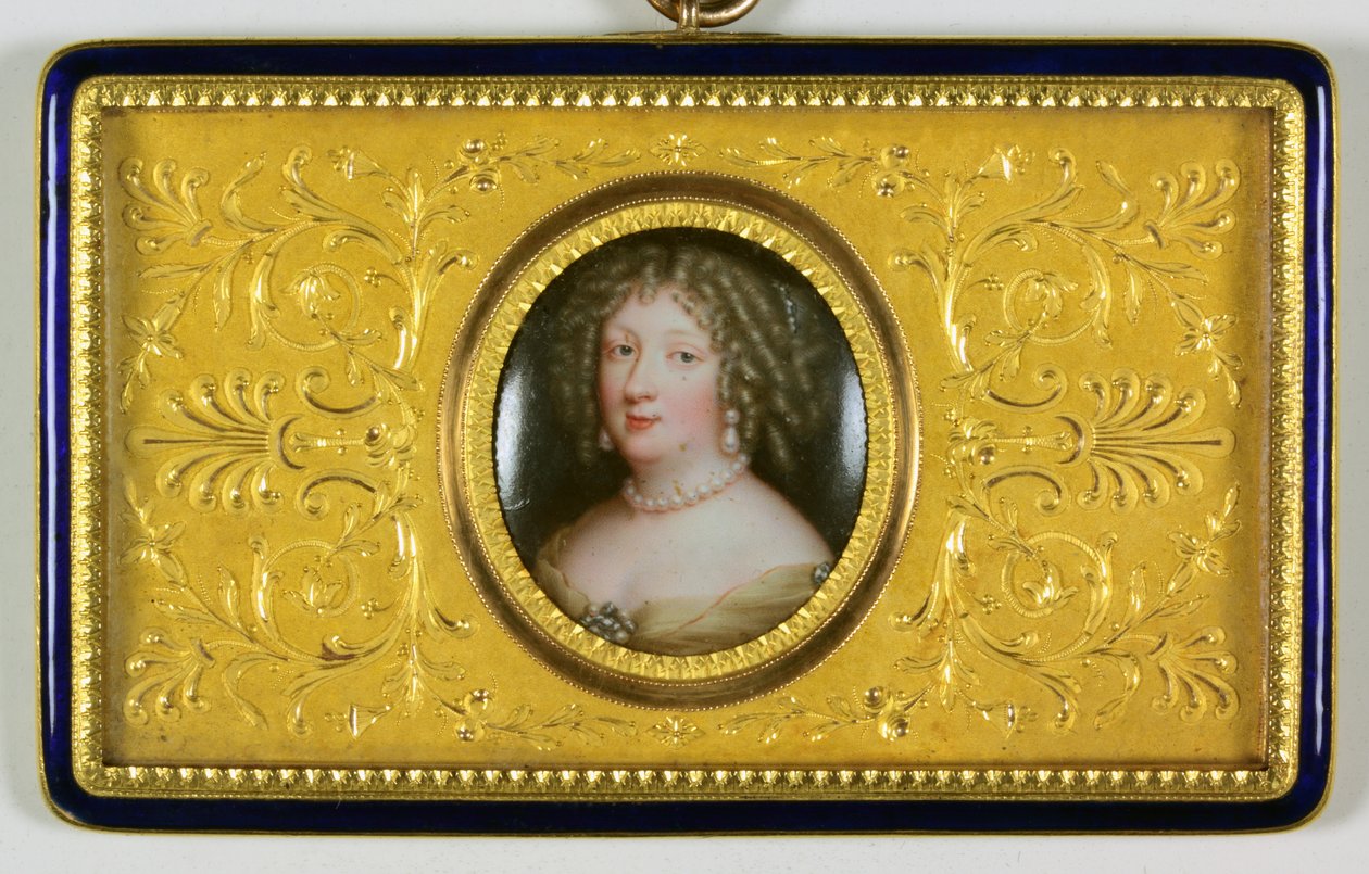 Eine Dame namens Madame de Montespan von Jean the Elder Petitot