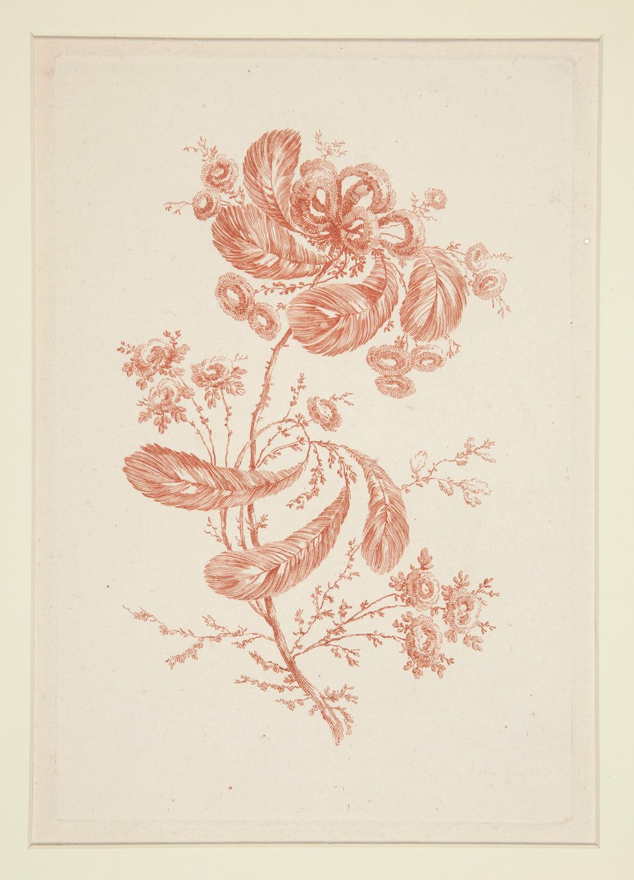 Ohne Titel (Ideale Blumen), aus einem Satz von sechs von Jeanne Deny