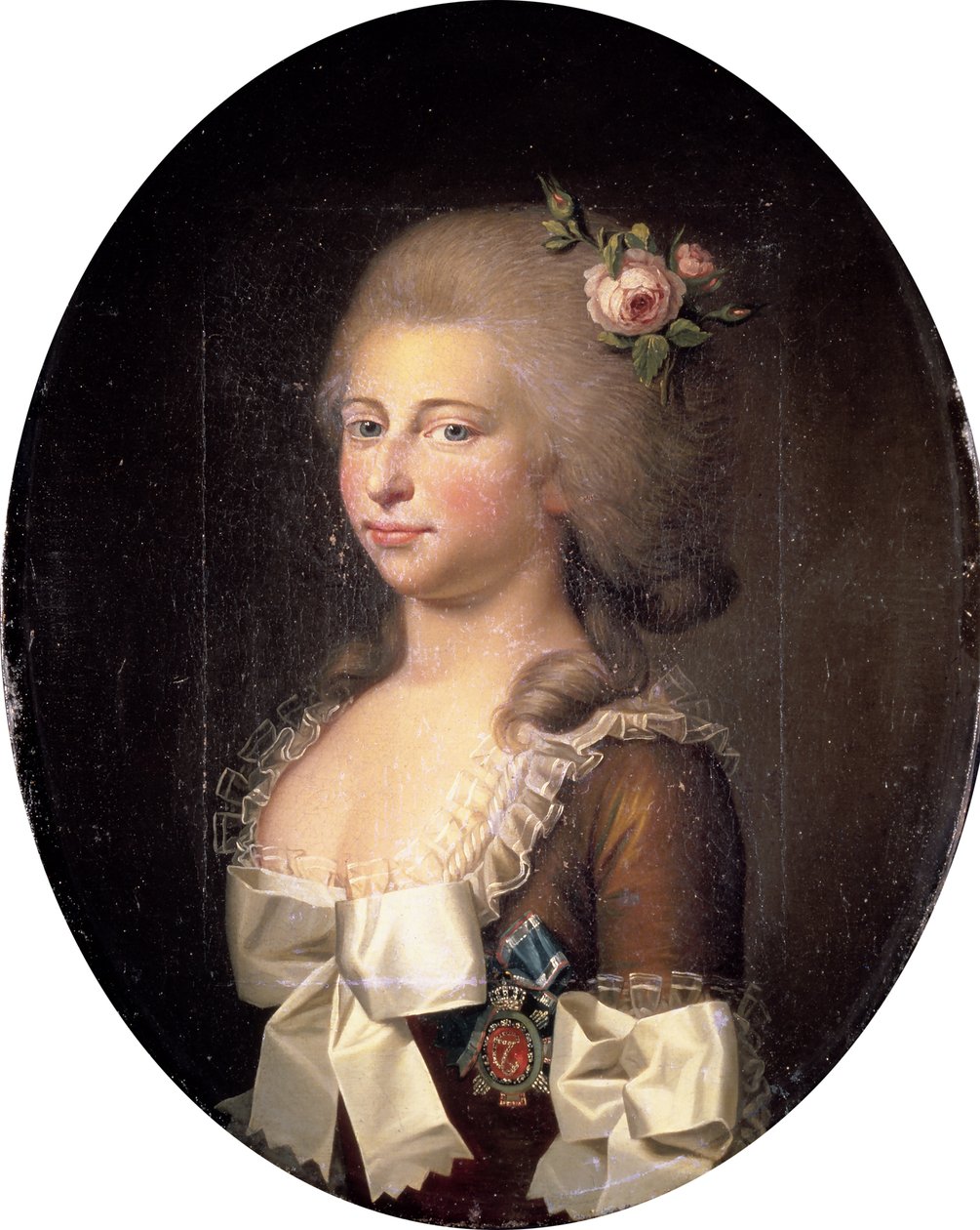 Porträt von Louise Auguste von Dänemark 1771-1843, 1784 von Jens Juel