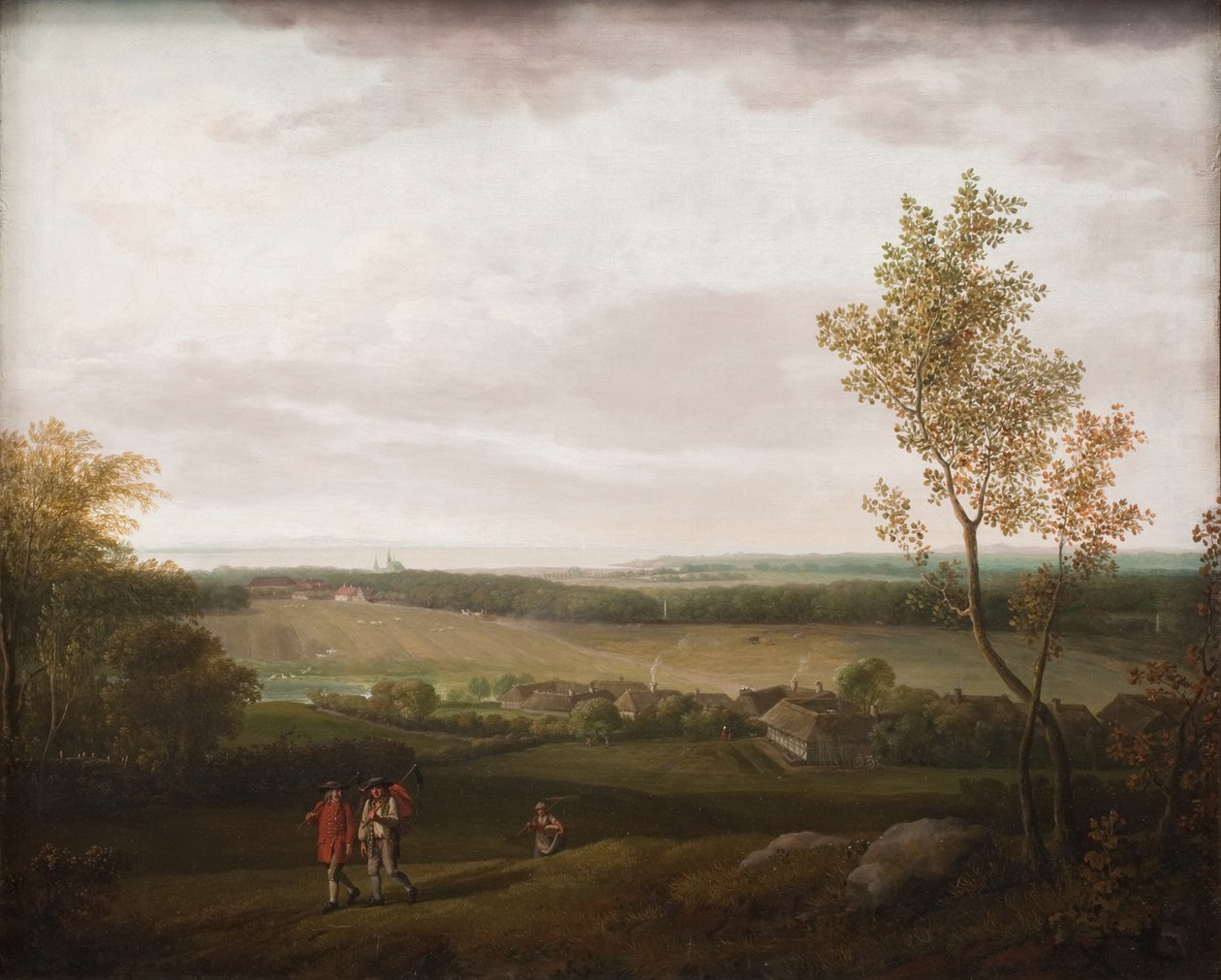 Blick auf das Land bei Jægerspris von Jens Juel