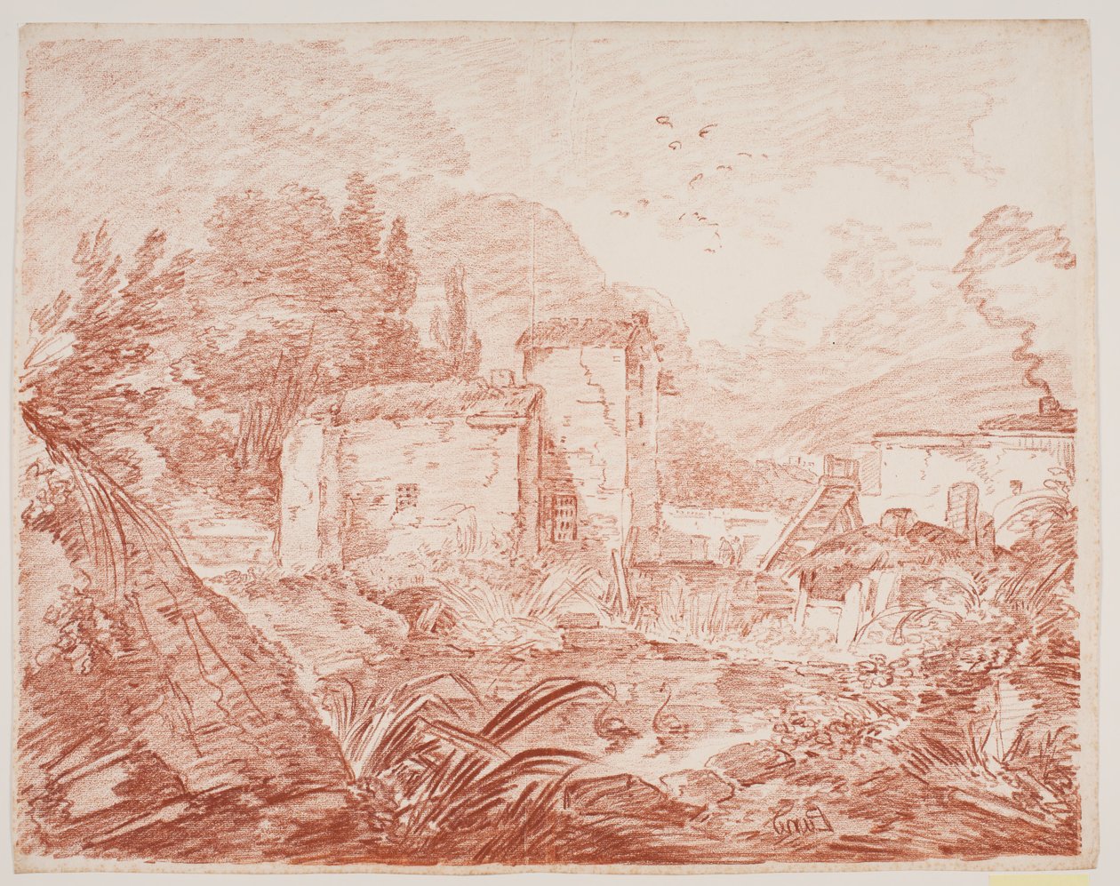 Italienische Fantasielandschaft von Jens Petersen Lund