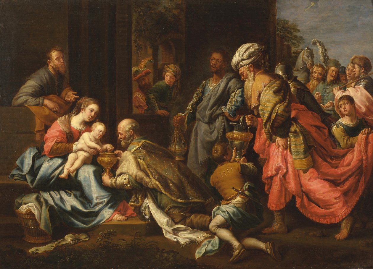 Anbetung der Könige, nach van Loon von Jeremias Majer