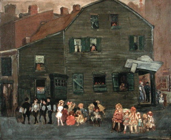 Das alte Haus, ca. 1910 von Jerome Myers