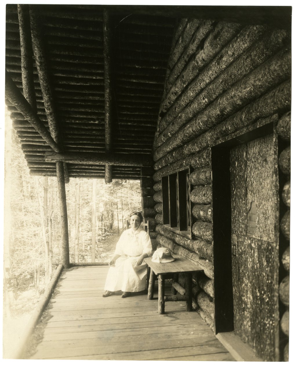 Frau Edward McDowell Marian Griswold (Nevins) MacDowell, Peterboro NH, McDowell MacDowell Kolonie von Jessie Tarbox Beals