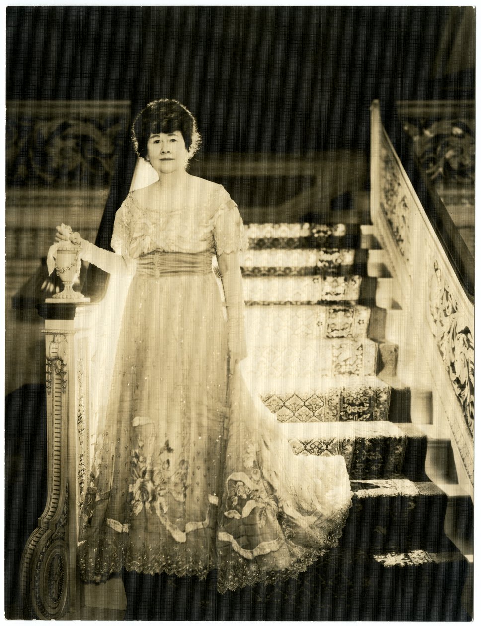 Mrs Frank G Logan aus Chicago, Kunstmäzenin von Jessie Tarbox Beals