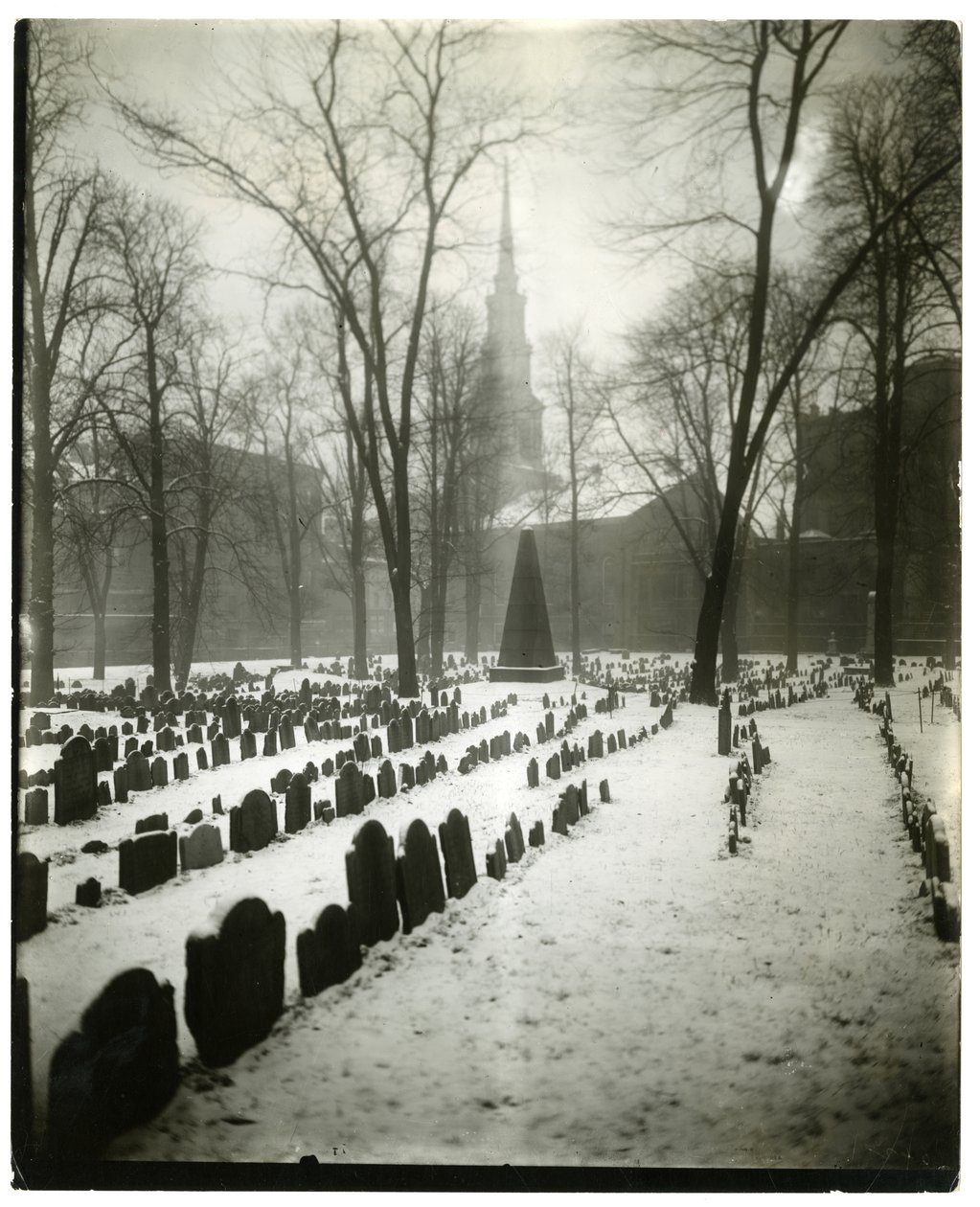 Old Granary Burying Ground, Boston, USA, ca. 1902-10 von Jessie Tarbox Beals