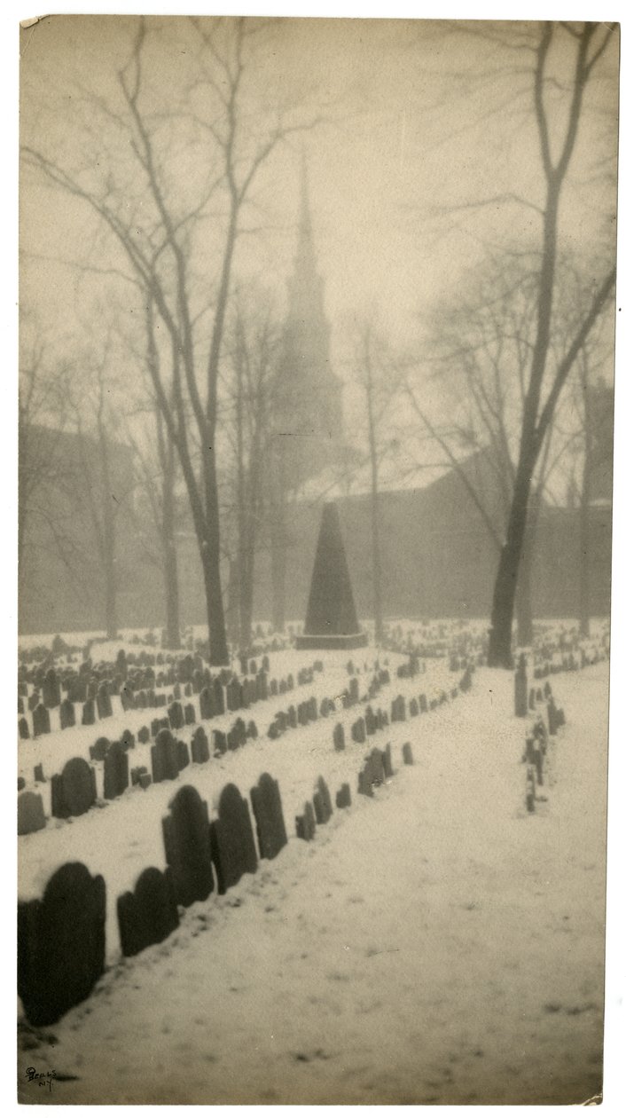 Old Granary Burying Ground, Boston, USA, ca. 1902-10 von Jessie Tarbox Beals