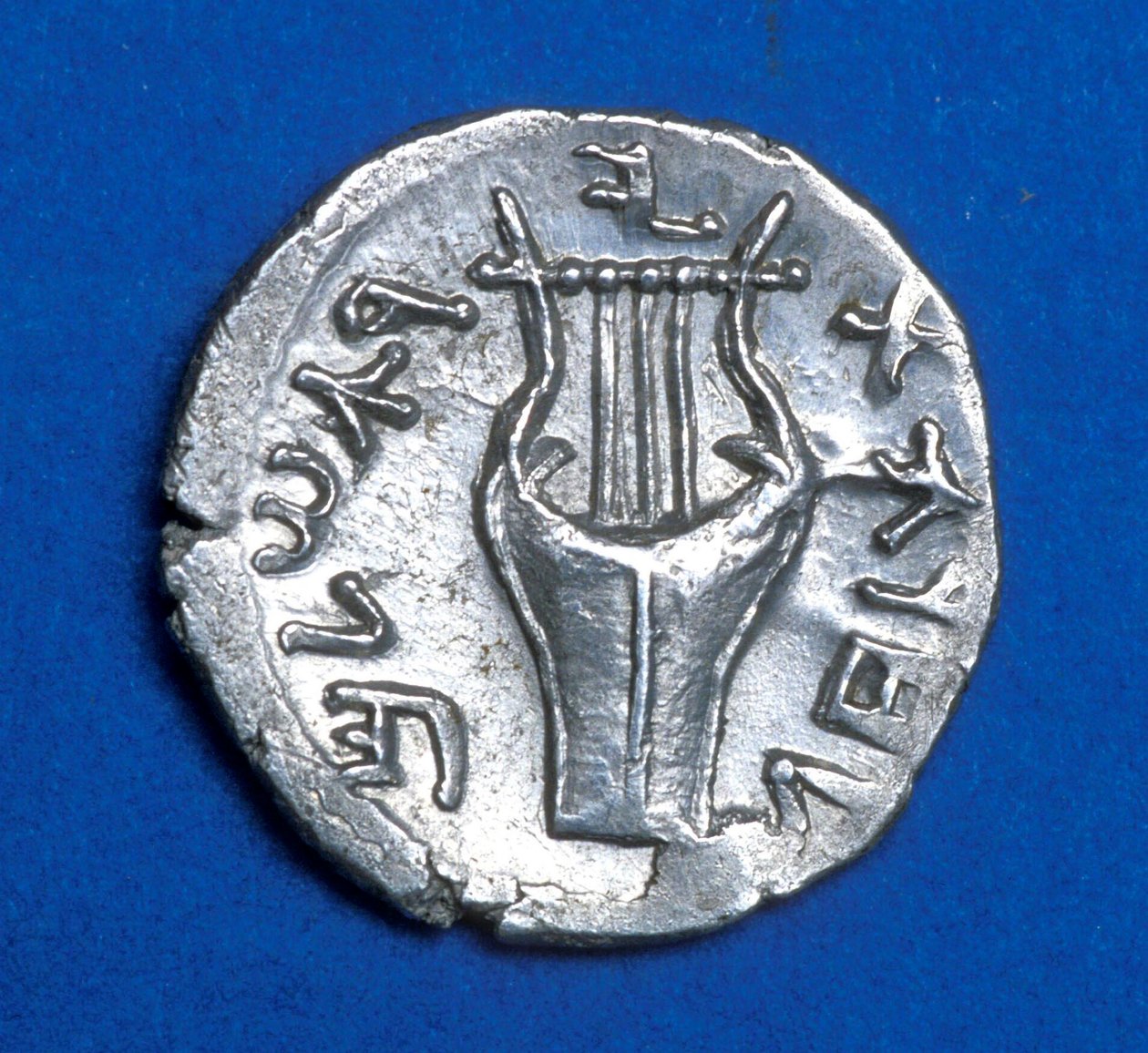 Münze aus dem Bar-Kochba-Aufstand, 134-135 von Jewish School