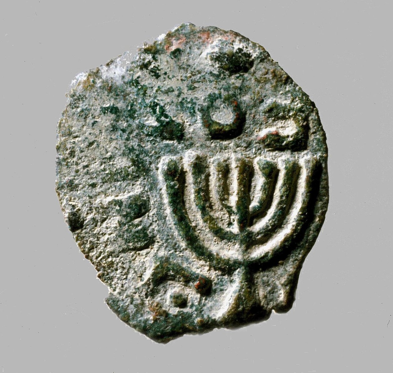 Münze von Antigonus II. Mattathias, ca. 40-37 v. Chr. von Jewish School