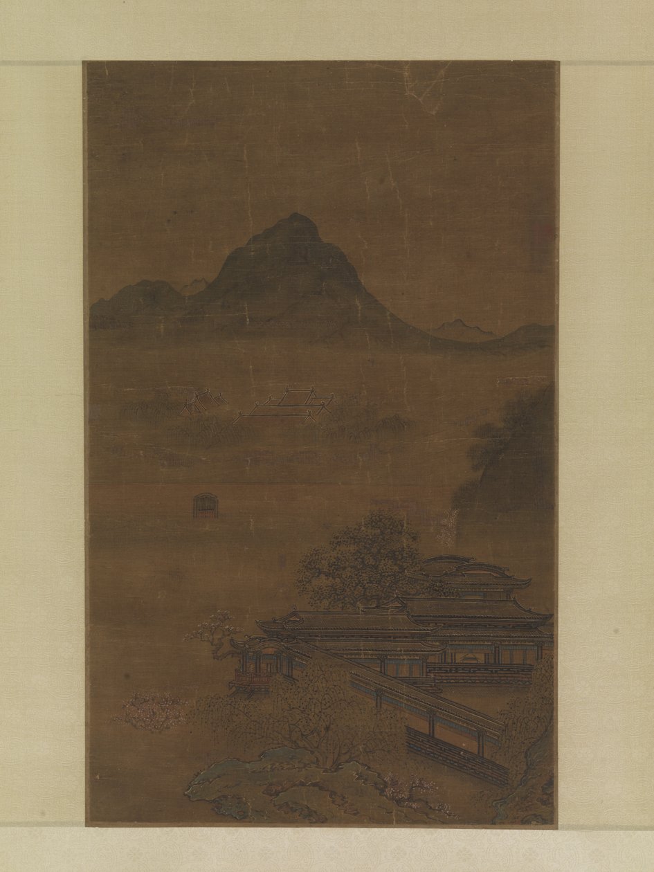 Palastpavillons im Frühlingsnebel von Jiang Yuan