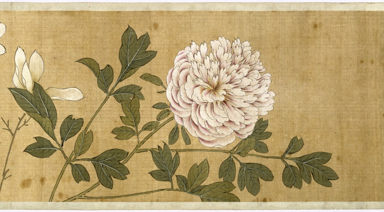 Hundert Blumen, frühes 17. Jahrhundert (Detail) von Jiayan Chen