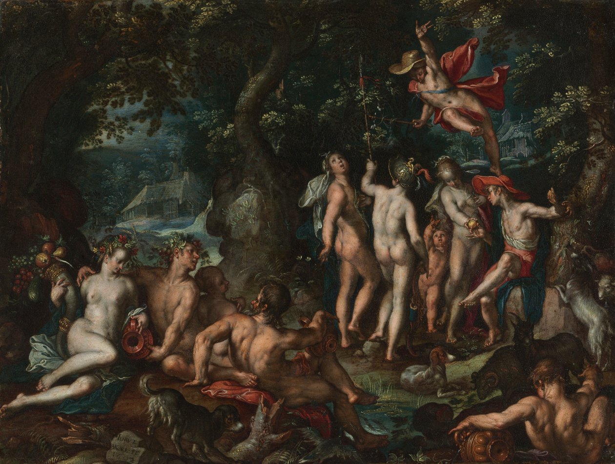 Das Urteil des Paris, 1602 von Joachim Wtewael or Utewael