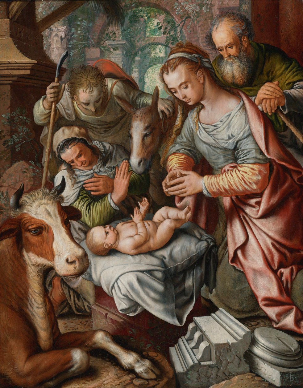 Die Anbetung der Hirten von Joachim Beuckelaer