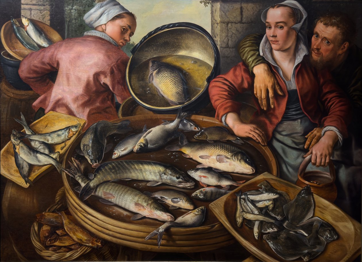 Der Fischmarkt von Joachim Bueckelaer