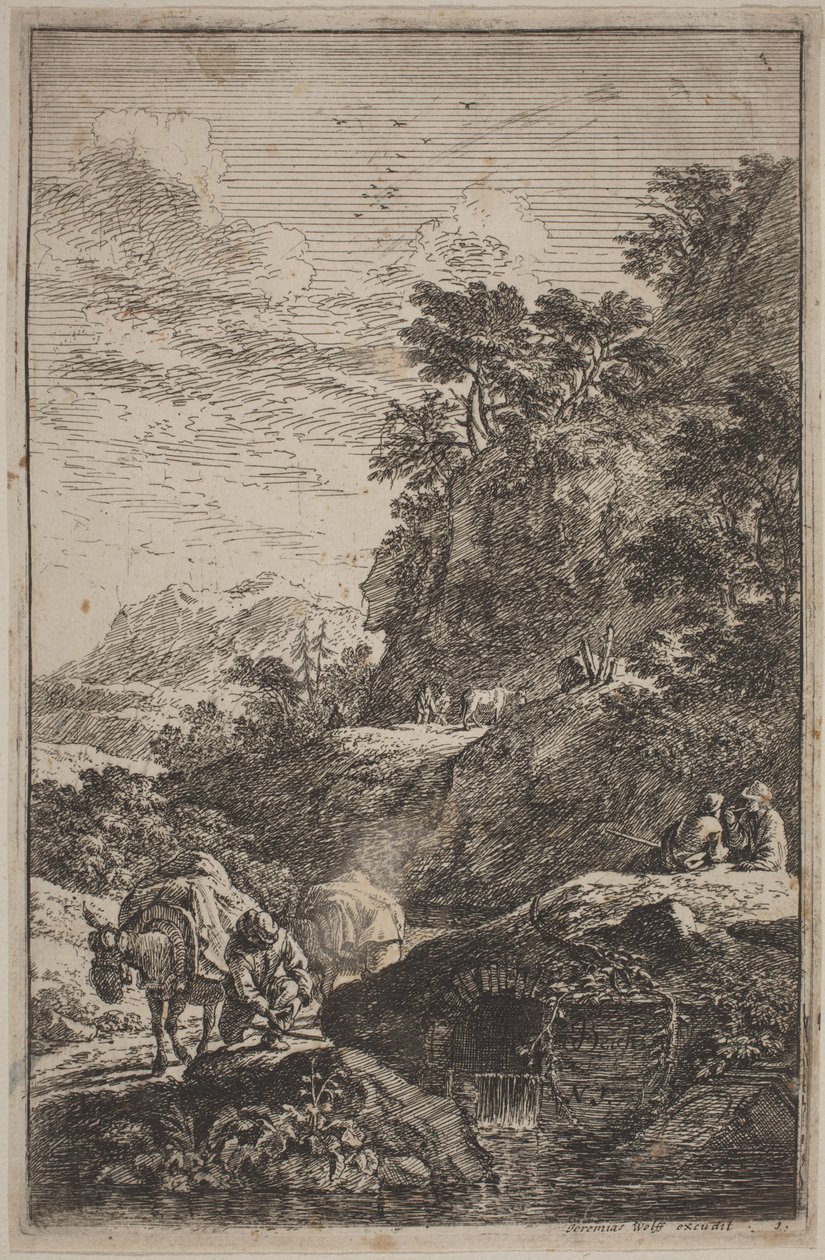 Landschaften im Stil von Salvator Rosa von Joachim Franz Beich