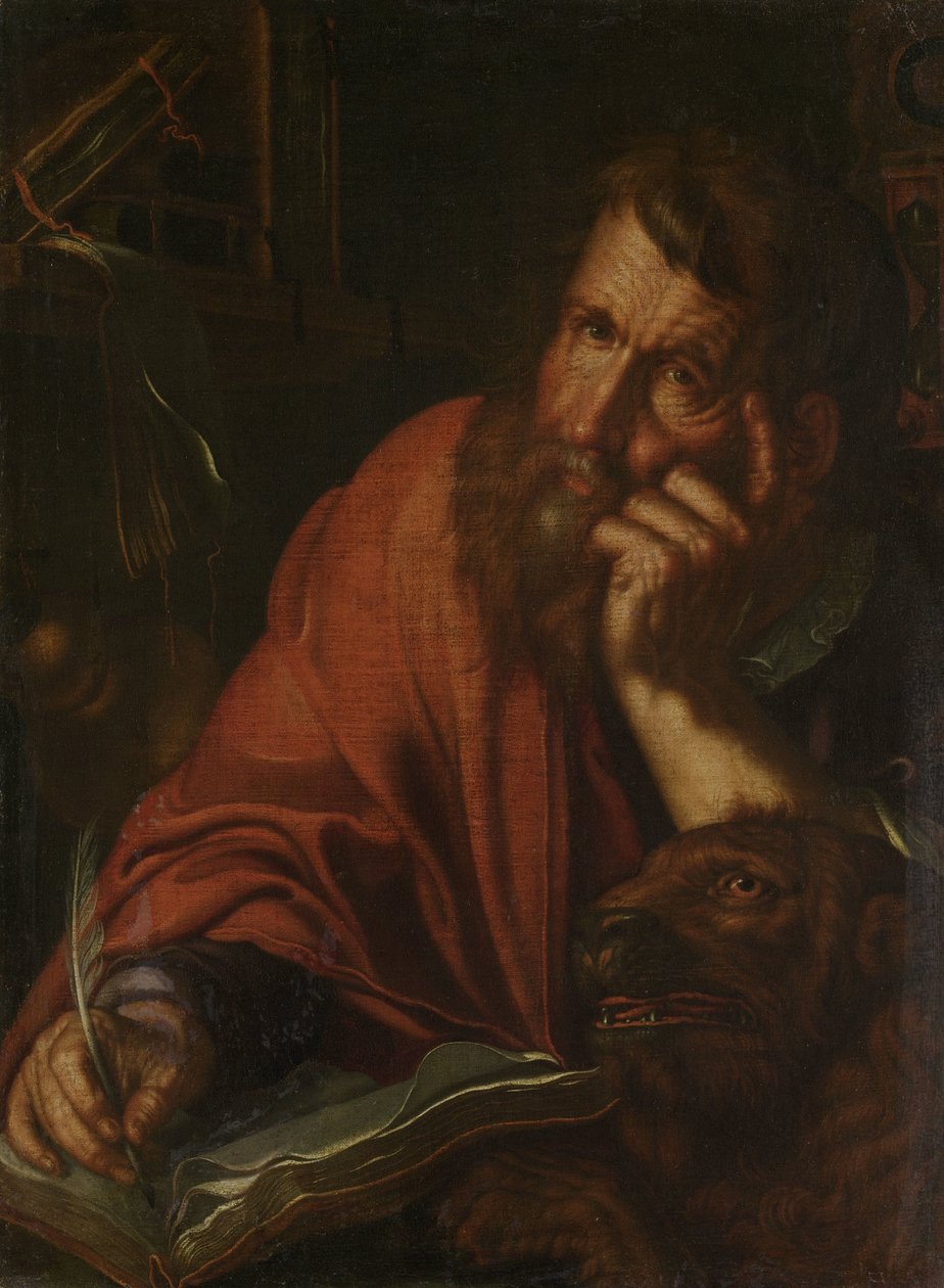 Der Evangelist Sankt Markus von Joachim Wtewael or Utewael