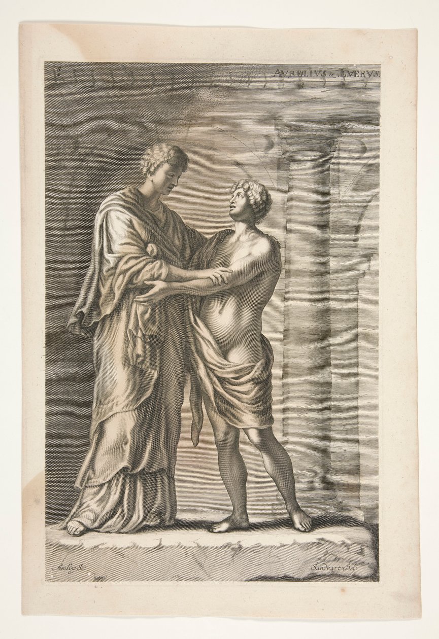 Papirius, aus Sculpturae Veteris Admirata von Joachim von Sandrart