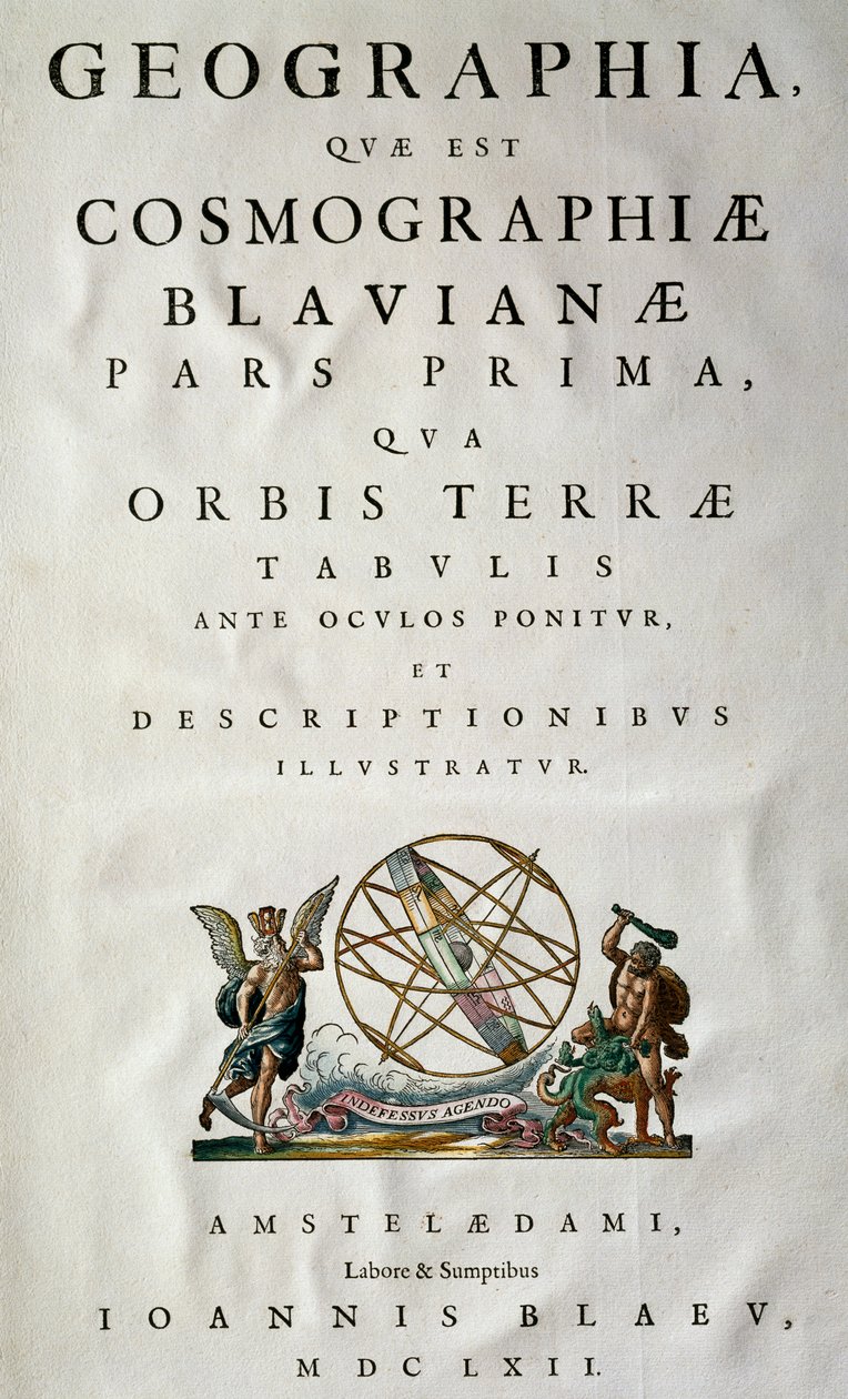 Atlas Maior, sive cosmografphiae Blaviana, Atlas von Joan Blaeu (1596-1673) von Joan Blaeu