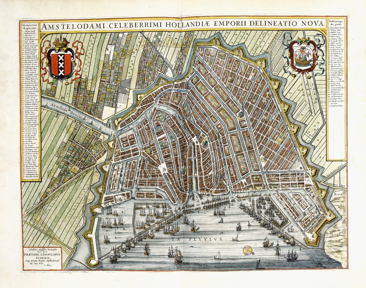 Plan und Ansicht der Städte und Gebäude von Holland und den Niederlanden, 1649 von Joan Blaeu