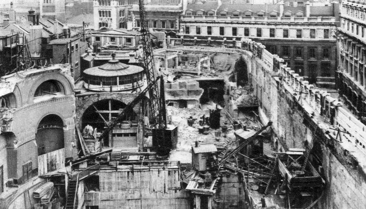 Bank, gesehen vom Dach der Royal Exchange, London, 1926-1927 von Joel