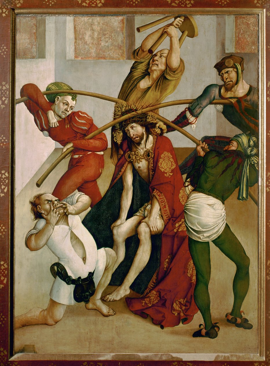 Jesus mit der Dornenkrone von Joerg the Elder Breu