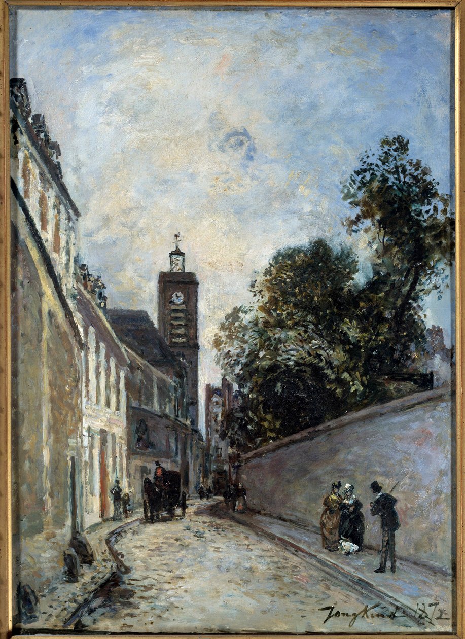 Ansicht der Rue de l