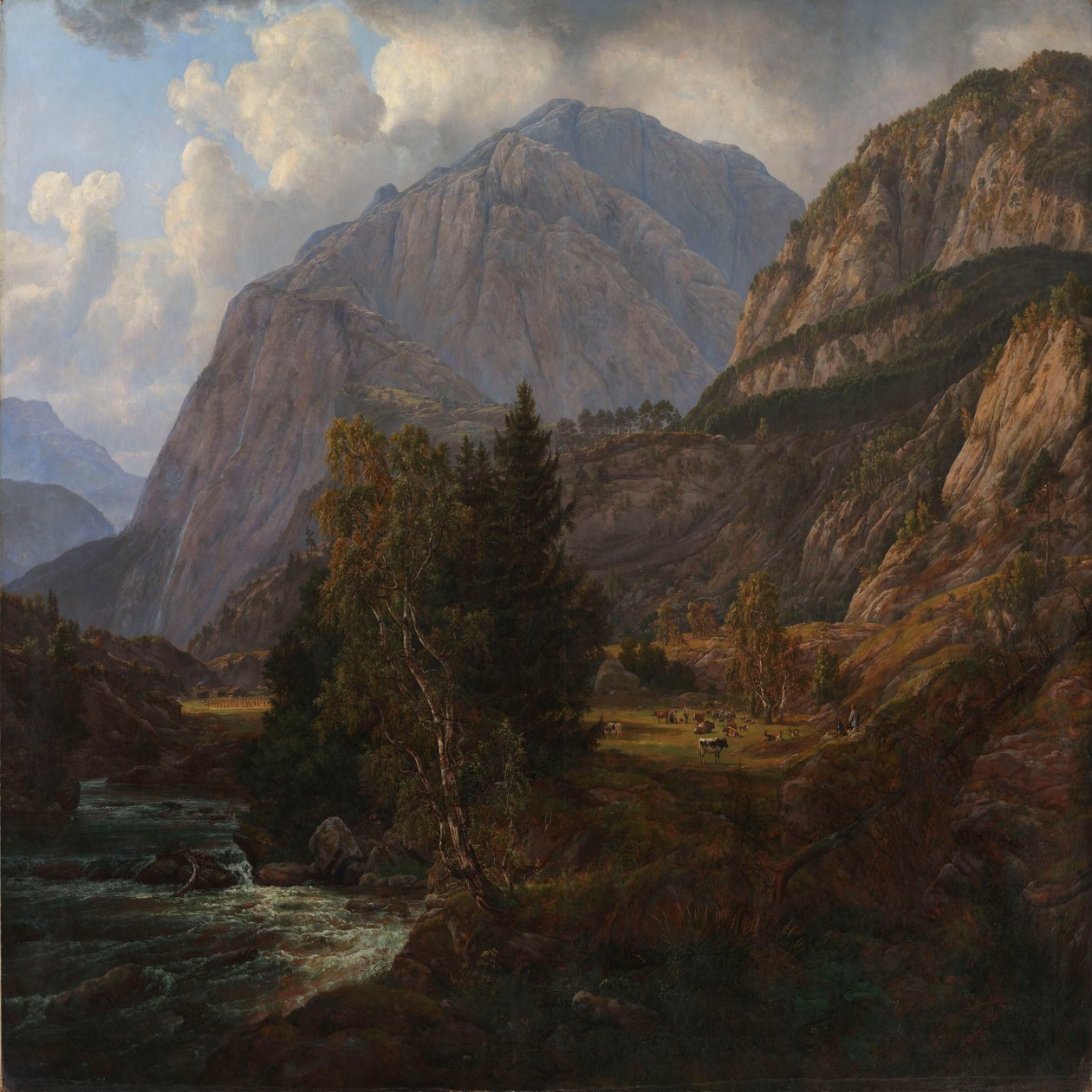 Blick auf Fortundalen von Johan Christian Dahl