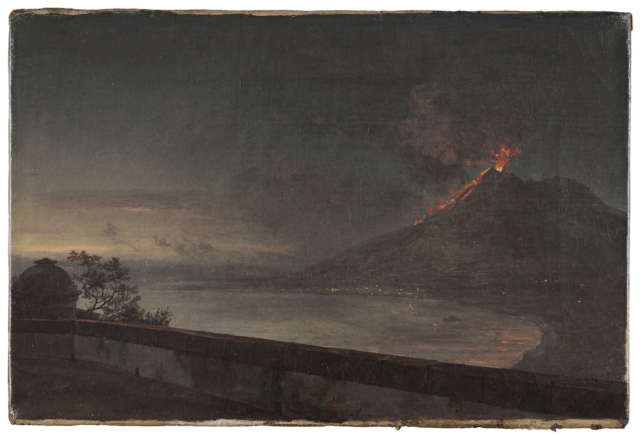 Blick auf den Vesuv von der Villa Quisisana von Johan Christian Dahl