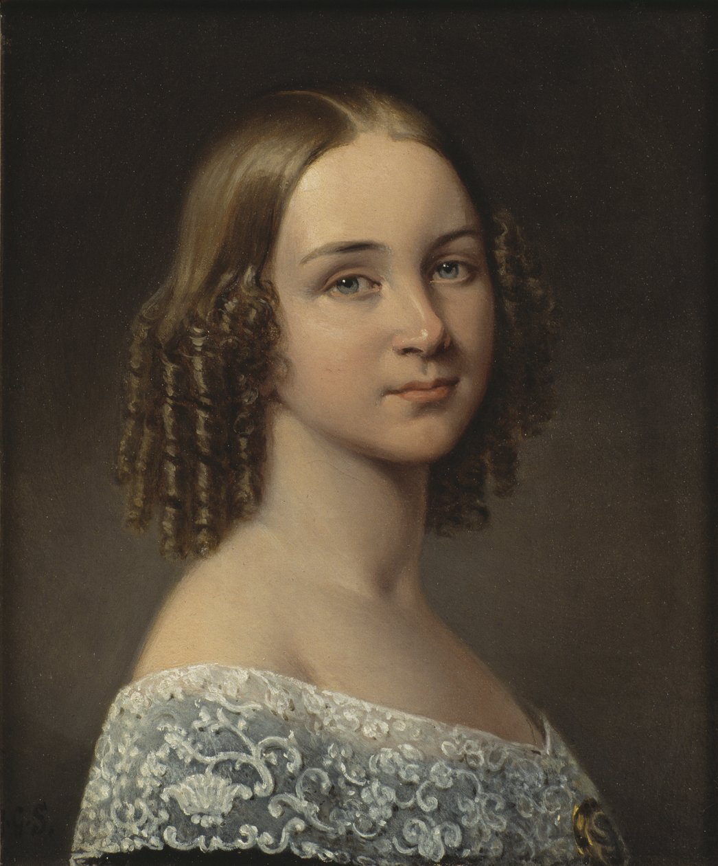 Porträt der Sopranistin Jenny Lind (1820-1887) von Johan Gustaf Sandberg