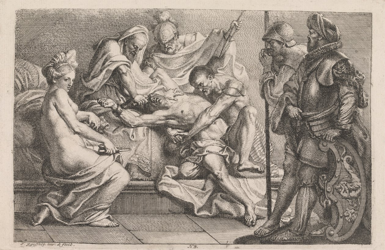 Simson von den Philistern überwältigt von Johan Joseph Zoffany
